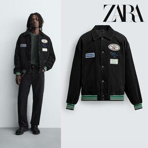 Zara Men's Limited Edition Black Corduroy Jacket